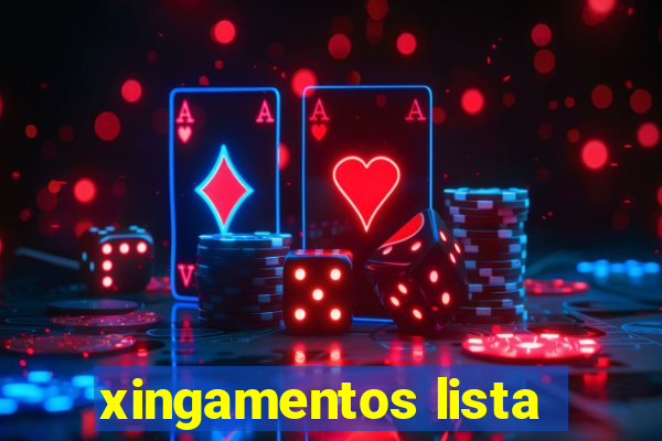 xingamentos lista